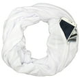 thumbnail image 2 of Pop Fashion Women's Scarf with Hidden Zipper Pocket Solid Color (White), 2 of 5