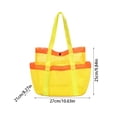 thumbnail image 2 of Mesh Beach Bag, Large Sand-Proof Tote Handbag for Swim Gear and Pool Toys, Multi-Pocket Shell Collector and Storage Organizer for Beach Essentials, 2 of 5