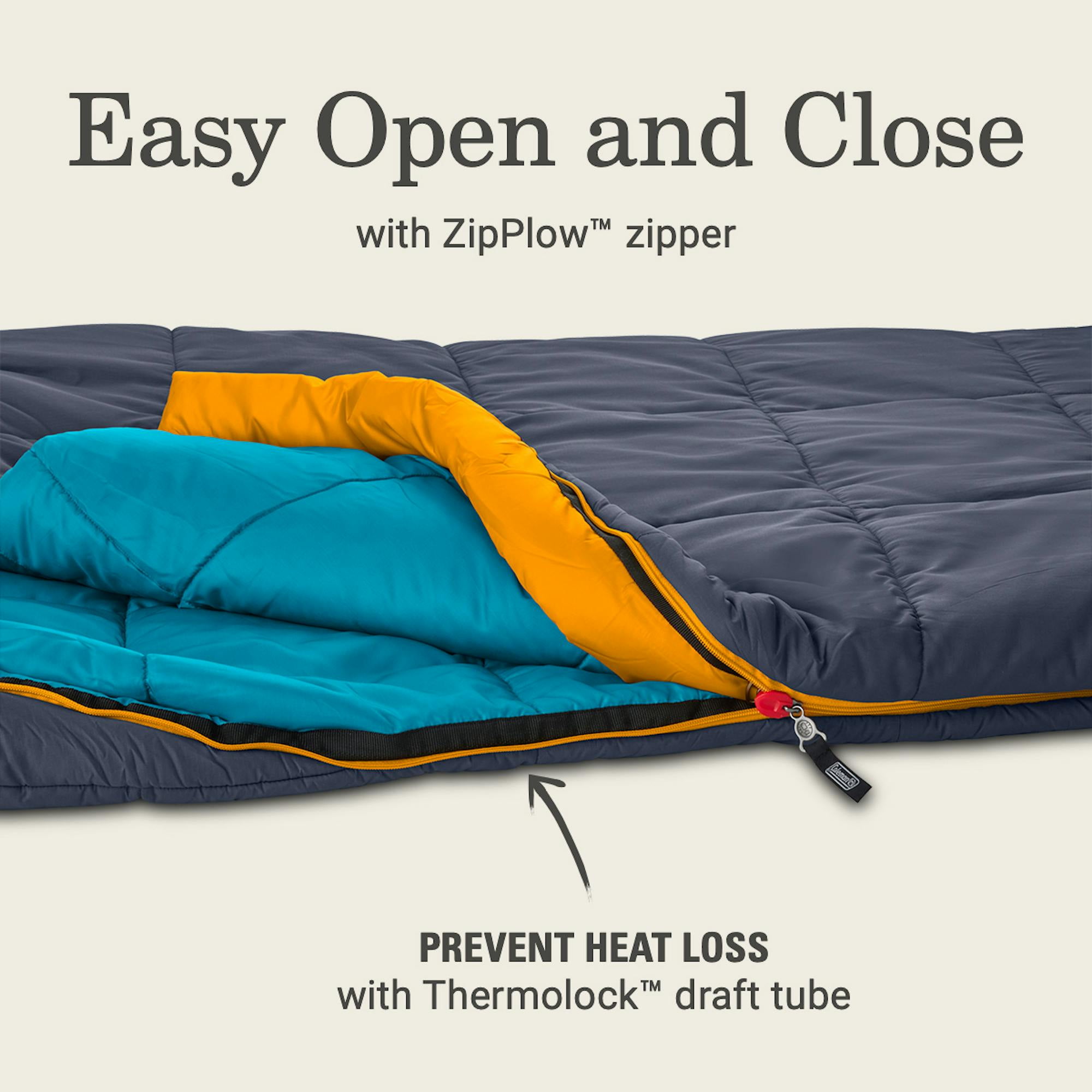 Coleman Big Bay™ 20° Big & Tall Contour Sleeping Bag