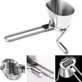 thumbnail image 3 of HLONK Stainless Steel Manual Chopper - Multifunctional Kitchen Blender and Vegetable Cutter  Suitable for Home and Restaurant Use  Can Chop Herbs like Coriander  Efficient Slicing  Easy t, 3 of 6