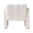 thumbnail image 3 of 31.10" Wide Upholstered Accent Chair,Modern Boucle Side Chair Armchair with Wood Frame,Comfy Vanity Chair for Living Room Home Decorative,Beige, 3 of 8