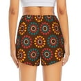thumbnail image 4 of Goofa 60s and 70s Aesthetic1 Printed Women 2 in 1 Running Shorts,Quick Dry Athletic Workout Shorts,High Waisted Athletic Shorts with Liner Pockets-, 4 of 9