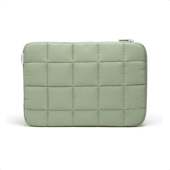 U Brands The Puffer - Matcha Laptop Sleeve, 15 in Green