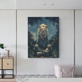 thumbnail image 6 of Xecao Starry Sky Meditating Lion for Ready-to-Hang Canvas Art 12x16 Inches - Waterproof HD Print Solid Wood Frame for Gifting,Vertical, 6 of 8