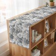 thumbnail image 6 of Table Runners 90 Inches Long Dress Scarves, Spring Botanical Farmhouse Coffee/Dining/Kitchen Table Runner for Living Room, Country Floral Leaves Gray Brown 13x90 Inch, 6 of 9