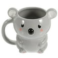thumbnail image 4 of ULTNICE Adorable Bear Ceramic Mug for Coffee Tea or Water with Smooth Edges and Portable Design Grey 12 oz, 4 of 8