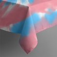 thumbnail image 3 of Colorful Tie Dye Pattern Rectangle Tablecloth 60"x84",Waterproof Polyester Rectangle Table Cloth, Wipeable Spillproof Polyester Tablecloth for Dining, Camping, Indoor and Outdoor, 3 of 5