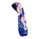 thumbnail image 5 of Gorro de satén largo para mujer, gorro de noche elástico, gorro de dormir reutilizable para el cabello Flor azul oscuro, 5 of 9