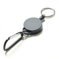thumbnail image 4 of 1 Pair Retractable Key Chain Key Reel Retracting Reel Pull Key  Wire Outdoor Camping Hiking, 4 of 9