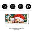 thumbnail image 2 of Evergreen Santa Puppy and Kitten Sassafras Indoor Outdoor Switch Doormat 1'10"x10" Multicolored, 2 of 4