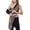 Khaki, variant on Women's Post Shoulder Surgery Dress Full Tear Away Sleeveless Tank Dress Side Split Open Surgery Recovery Dress for Post Shoulder After Rotator Cuff Adaptive Clothing Light Gray XXL