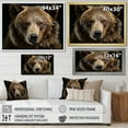 thumbnail image 4 of Designart "Ursine Likeness" Animals Floater Framed Canvas Art Print, 4 of 7