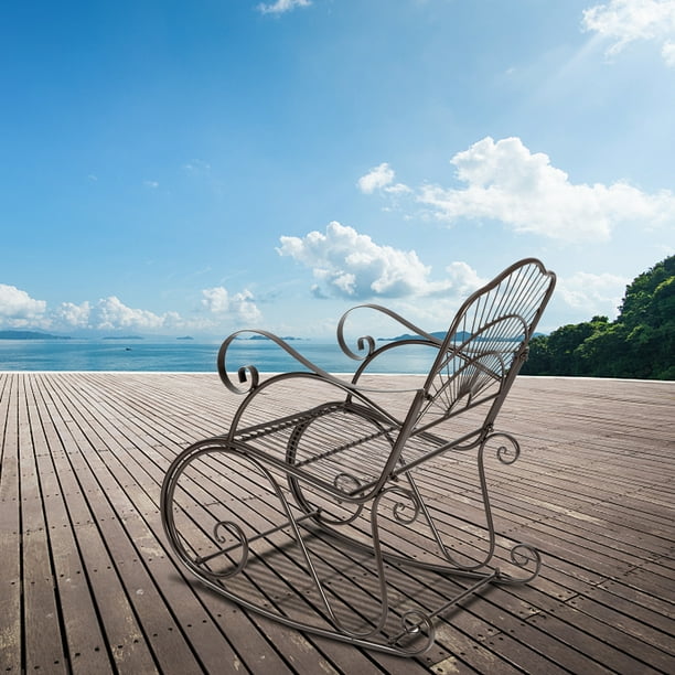 Clearance! Outdoor Rocking Chair, Metal Rocking Chair Patio Furniture