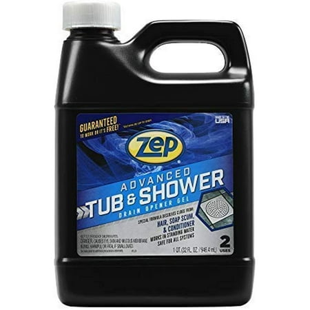 

New! Zep Advanced Tub And Shower Drain Opener Gel 32 Ounce U49210