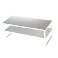 thumbnail image 2 of Soporte elevador para , soporte de exhibición de hierro para mesa, longitud ajustable, práctico soporte para , estante multiusos para PC de 2 niveles., 2 of 9