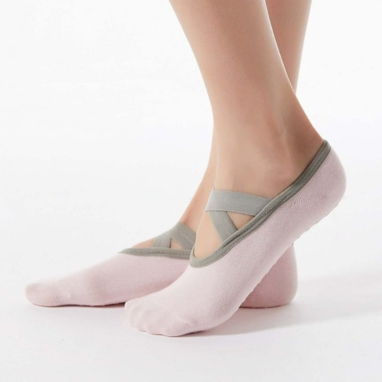 Cheap Ladies Anti Slip Yoga Socks Bandage Sports Girls Ballet Dance Socks