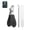 Black, variant on Eagle Beak Beveled Nail Clippers, 3-Piece Wide-Mouth Splash-Proof Angled Effortlessly