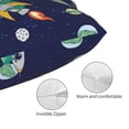 thumbnail image 5 of Vsdgher Astronaut Dinosaur and Space Print Pillow Cases -Iconic Collection Pillowcases -Extra Soft, Not easy to deform,not pilling Export quality, 5 of 8