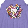 thumbnail image 2 of Peanuts - Hug Heart Flower  - Toddler and Youth Girls A-line Dress, 2 of 5