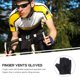 thumbnail image 4 of Guantes de medio dedo con palma antideslizante, elásticos, transpirables, deportivos, con ventilación para entrenamiento de equitación (negro, talla XL), 4 of 6
