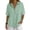 Light Green, variant on Conairie Polo Collar T Shirts for Women Half Sleeve Solid Color Single Shirts Loose Fit Casual Tops Army Green L