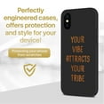 thumbnail image 2 of Case Yard Wooden Case for iPhone-XS-Max Soft TPU Silicone cover Slim Fit Shockproof Wood Protective Phone Cover for Girls Boys Men and Women Supports Wireless Charging Vibe Attracts Tribe Design, 2 of 7