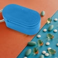 thumbnail image 5 of SPOORYYO Pill Box Keychain,Pill Keychain Holder,Travel Portable Box Keychain Box Magnetic Slide Storage Box, 5 of 5