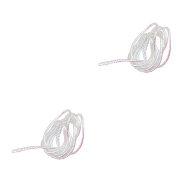 Eigraketly 4M Mylar Braid Tubing Braided White Materials Fly Pearlescent Tying Type2 NO2