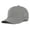 Grey, variant on TOPTIE Perforatd Trucker Hat with Rope, 5 Panel Quick Dry Snapback Cap - White