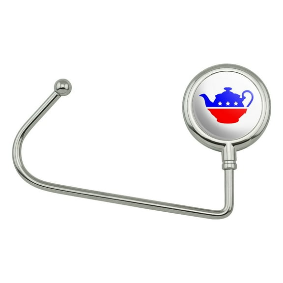 Tea Party Movement Political Purse Bag Hanger Holder Hook