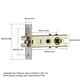 thumbnail image 3 of Puerta Inteligente Con, Contraseña Biométrica de Huelellas Dactilares, Manija de Cámara Con orificio de Mirilla, Bloqueo de Mirilla, Aplicacia de Entrada Sin Llave, 3 of 7
