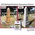 thumbnail image 5 of D2 Biological Solution 1 Gallon, Professional Cleaner for Mold Mildew Algae Lichen, Non-Bleach pH Neutral Biodegradable, for Stone Marble Concrete Headstones Monuments, 5 of 5