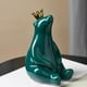 thumbnail image 3 of Estatua de Cerámica de Oso , Escultura de Animal de , Hogar, Dormitorio, de Oficina, Armario de TV, Decoración, Adornos Colecc Oso verde sentado BLESIY Figura de oso polar, 3 of 8