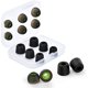 thumbnail image 1 of wonima11 [6 Pairs] Earphone Tips S M L for in Ear Headphones, 12pcs Anti-Slip Silicone Earbud and Memory Foam Ear Bud Tips, Noise Cancelling 5mm-7mm Earbud Tips, 1 of 1