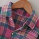 thumbnail image 5 of Gibobby Blusas De Niños Niños pequeños, niñas, manga larga, camisa a cuadros de invierno, Tops, abrigo, prendas de vestir para niños, ropa(Rosa, 2-3 Años), 5 of 5