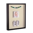 thumbnail image 2 of ArtToFrames 10x20 Inch Shadow Box Picture Frame, with a Satin Black Tall 1 Wide Shadowbox frame and Oyster Mat Backing (4654), 2 of 7