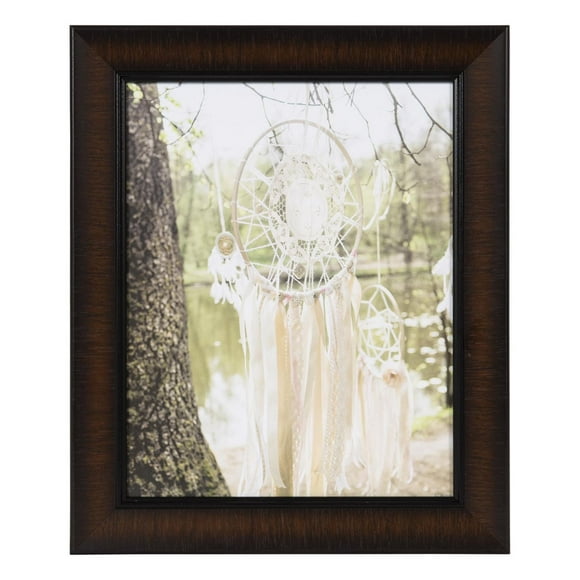DesignOvation Lynnwood 8" x 10" Smoked Cognac Picture Frame