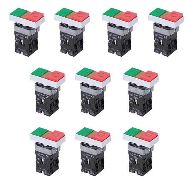 Interruptores de Botón Jadeshay 10 Piezas Interruptores de Control Multifuncionales
