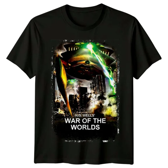 RARE War of the Worlds Collection Movie Poster Inspired T-Shirt Retro Tee Unisex