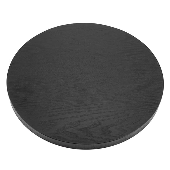Round Serving Tray, 14.76 Inch Wooden Decorative Serving Tray, Candle Holder Trays Home Decor, Round Wood Trays for Coffee Table Centerpiece Snack Food Meals