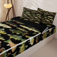 thumbnail image 3 of Erosebridal Vintage Fish Zipper Twin Comforter Sets with Fitted Sheet and 2 Pillowcases,Rustic Bass Print Zipper Bedding Set For Boys,Black Reversible,4 Pieces, 3 of 7