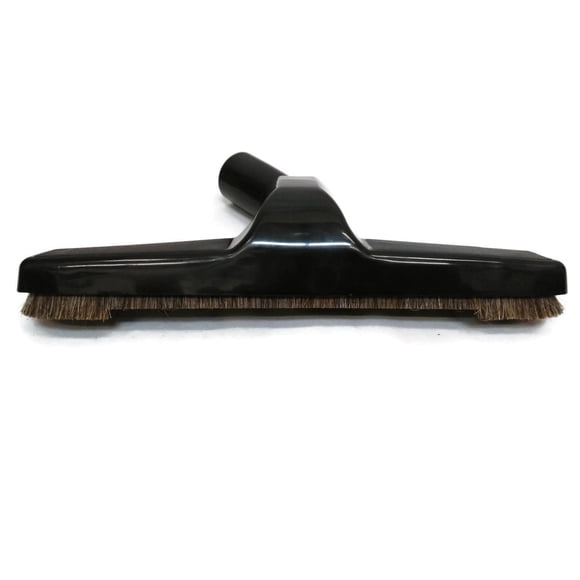 Cepillo Universal Para Aspiradora De Madera Dura, 1 Pulgada (1,25 Pulgadas) (32 Mm) De Diámetro Interior Con Cerdas Suaves De Pelo De Caballo, 10 De Ancho, Negro