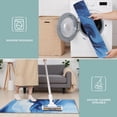thumbnail image 6 of Blue White Marble Pattern Kitchen Rugs Sets Of 3,Kitchen Runner Rugs Non Skid Washable,Decorative Kitchen Floor Mats for Kitchen,Sink,Laundry,17"x30"+ 17"x47" + 17"x59", 6 of 6
