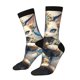 thumbnail image 1 of Balery Exotic Blue Cat Calcetas Largas con Estampado para Hombre y Mujer – Suaves y Transpirables, Talla Única (US 5-11), 1 of 6