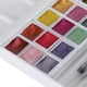 thumbnail image 3 of Ensemble de peinture aquarelle pour la maison et l'extérieur, pigments nacrés aux couleurs vives, avec boîte de 24 couleurs de peinture nacrée, 3 of 4
