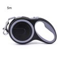 thumbnail image 2 of Flmtop 3/5m Strong Automatic Extend Traction Dog Walking Leash Pet Exercise Rope Lead Black, 2 of 9
