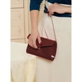 thumbnail image 5 of REMANLAND Women's Satin Evening Clutch, Red, 5 of 7