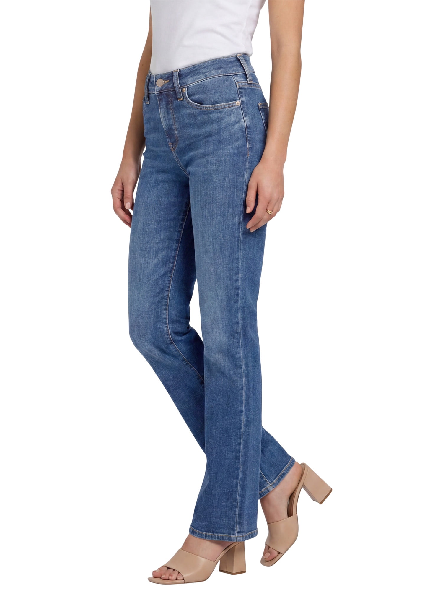 NYDJ Women’s, Women’s Petite, and Women’s Plus Marilyn Straight Jean, Sizes 2-24, featuring Lift Tuck® Technology
