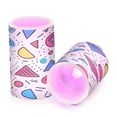 thumbnail image 7 of Yayeee Flameless Candles with Remote Flickering Battery Operated Multi Color Changing, Red Retro Pattern, 7 of 7
