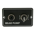thumbnail image 2 of Oubit Bilge Pump Control Switch Panel,Bilge Pump Switch Aluminum Bilge Pump Switch Marine Boat Bilge Pump Switch Rugged and Tough, 2 of 9